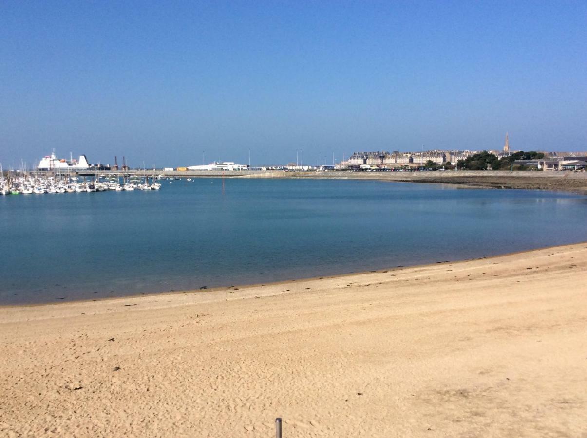 Le Sablon 50M Plage 2 Pers Possible 4 Saint-Malo Bagian luar foto